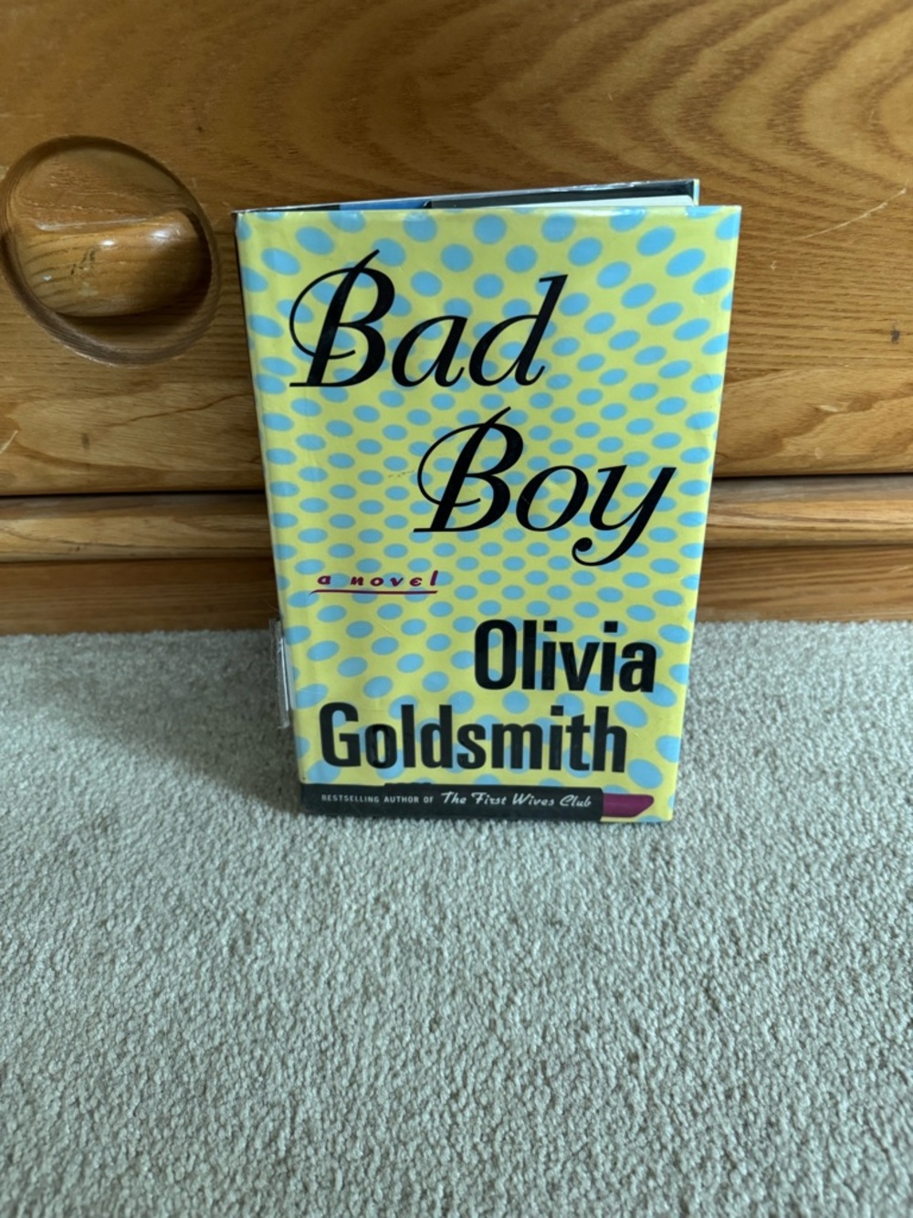 Bad Boy by Olivia Goldsmith - Yellow & Blue Hardcover